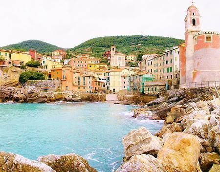 Gambero Nero Hotel Tellaro Bagian luar foto